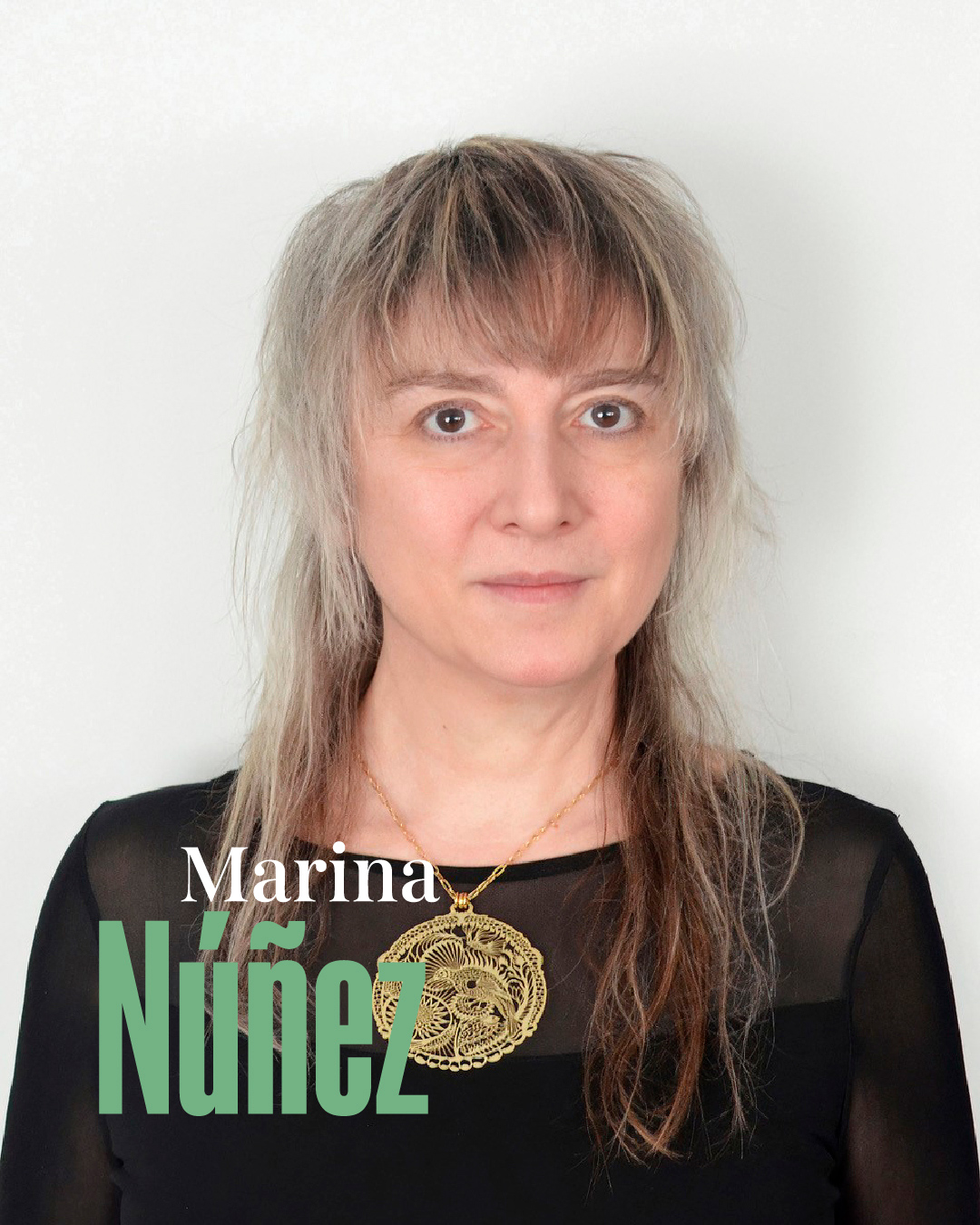 Mariña Núñez en conversa acerca das súas pezas na bienal