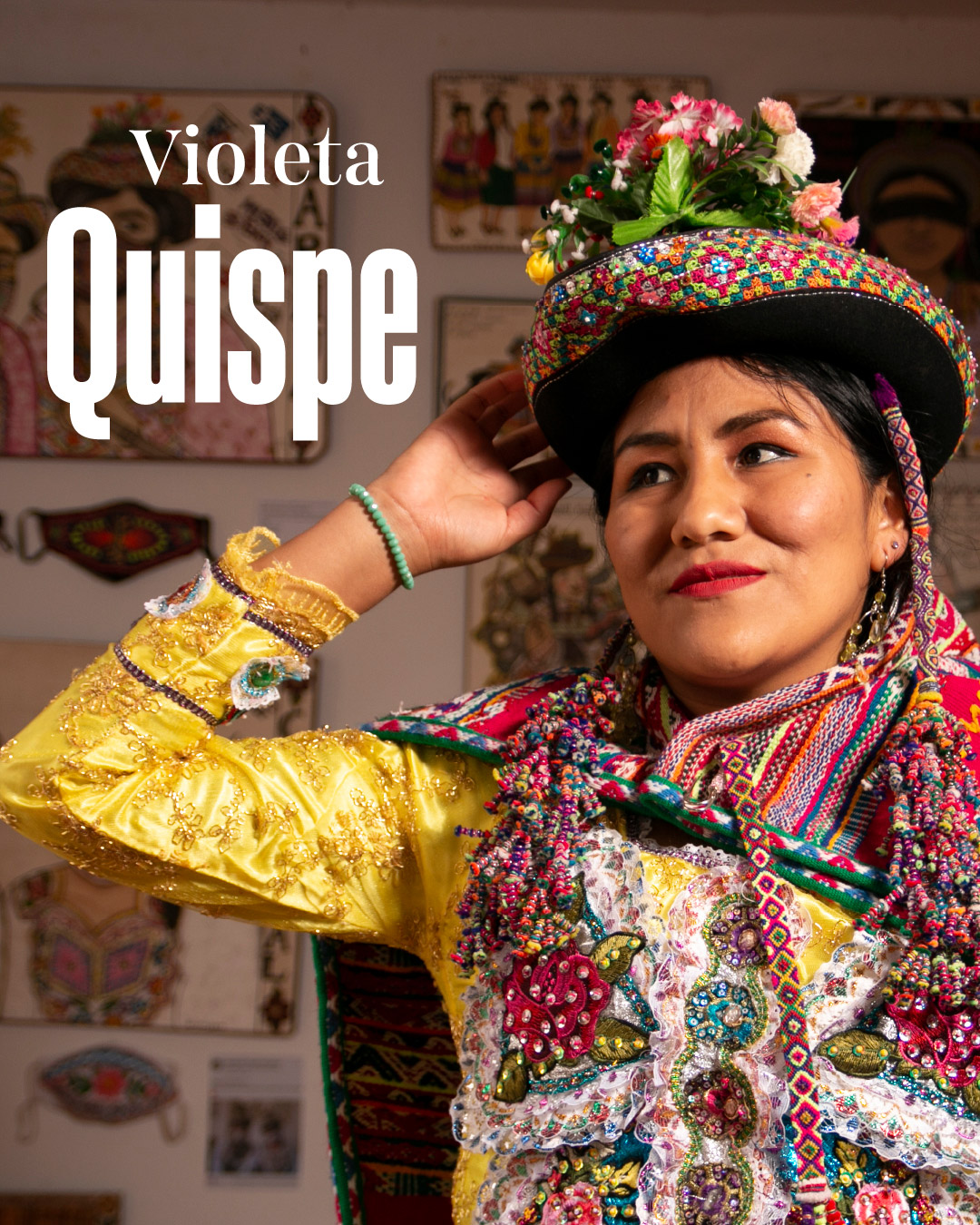Violeta Quispe Yupari en conversa con Agar Ledo